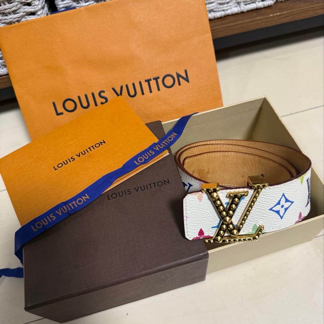 Louis Vuitton マルチカラー ベルト - メルカリ