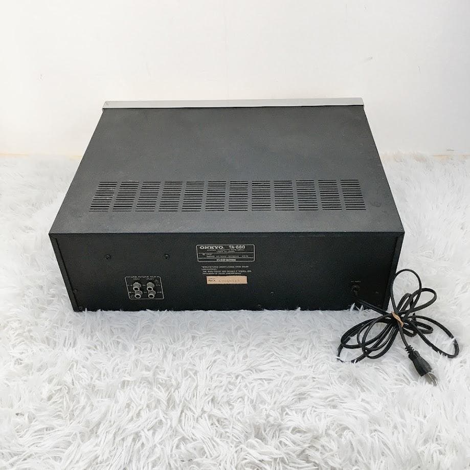 ONKYO TA-680 オンキョー ステレオカセットデッキ 当時物 - メルカリ