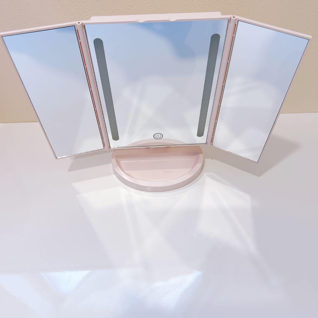 美品】サンリオ ライト付き三面ミラー(マイメロディ) - メルカリ