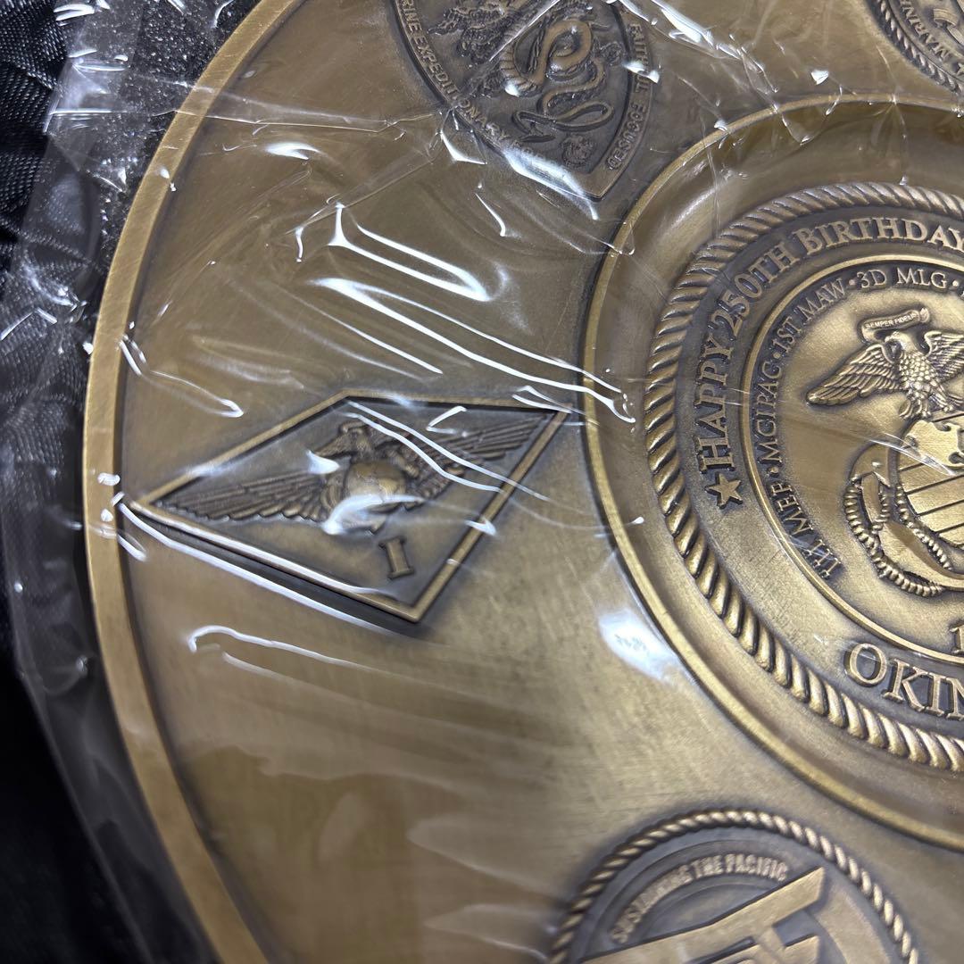 米海兵隊 生誕250周年記念プレート 沖縄製 マリンコボール - メルカリ