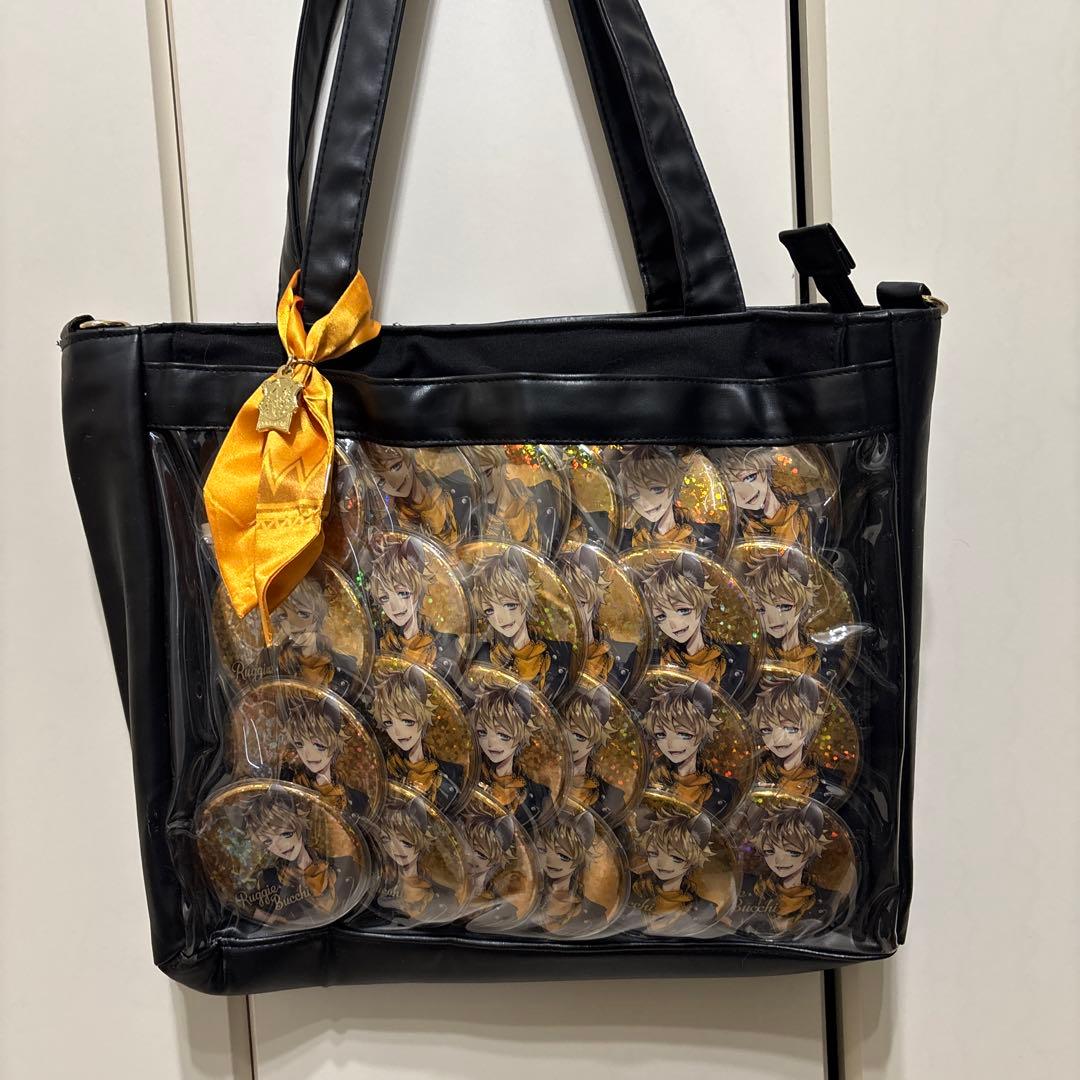 ツイステ ラギー namco缶バッジ 痛バ カバン付き - メルカリ