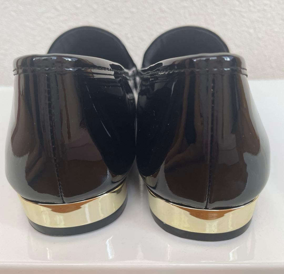 【新品】DIANA ダイアナ エナメル フラットシューズ パンプス 24.5cm