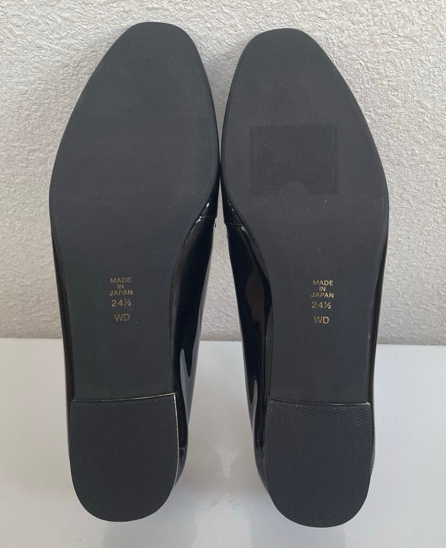 【新品】DIANA ダイアナ エナメル フラットシューズ パンプス 24.5cm