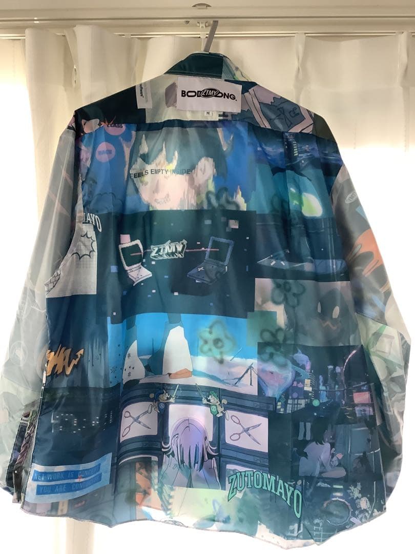 ずっと真夜中でいいのに　Mサイズ　BODYSONG コラージュシャツ PREMIUM会員限定・抽選販売】ZUTOMAYO x BODYSONG. コラージュシャツ