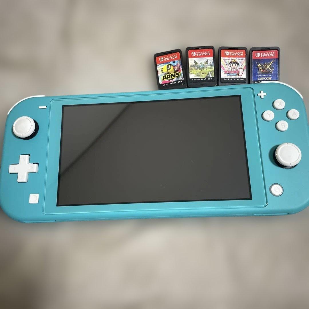 Nintendo Switch Lite ターコイズ ゲームカード付き Nintendo Switch Lite ターコイズ [ゲーム機本体] 任天堂｜Nintendo
