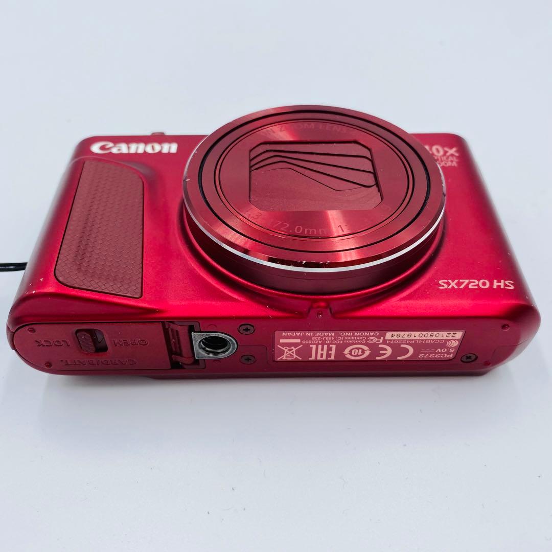 動作確認済 ⭐︎美品⭐︎ Canon SX720 HS デジカメレッドボディ - メルカリ