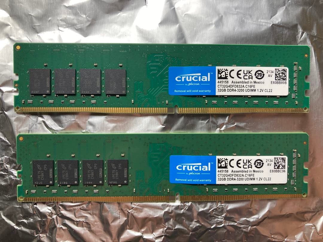 crucial 64GB DDR4-3200 PCメモリ Amazon.co.jp: Crucial デスクトップメモリ PC4-25600(DDR4-3200) 64GB