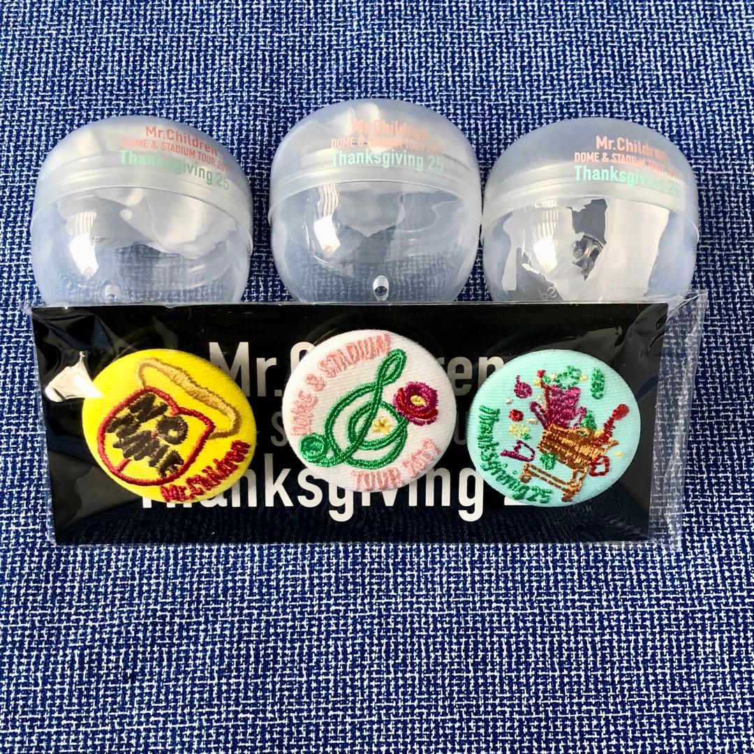 未開封】Mr.Children ピンバッジ Thanksgiving ガチャ - メルカリ