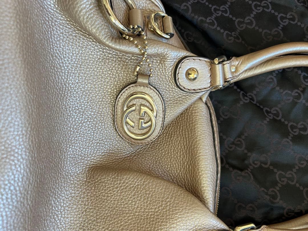 お値下げ：GUCCIスーキーミニボストンバック - メルカリ