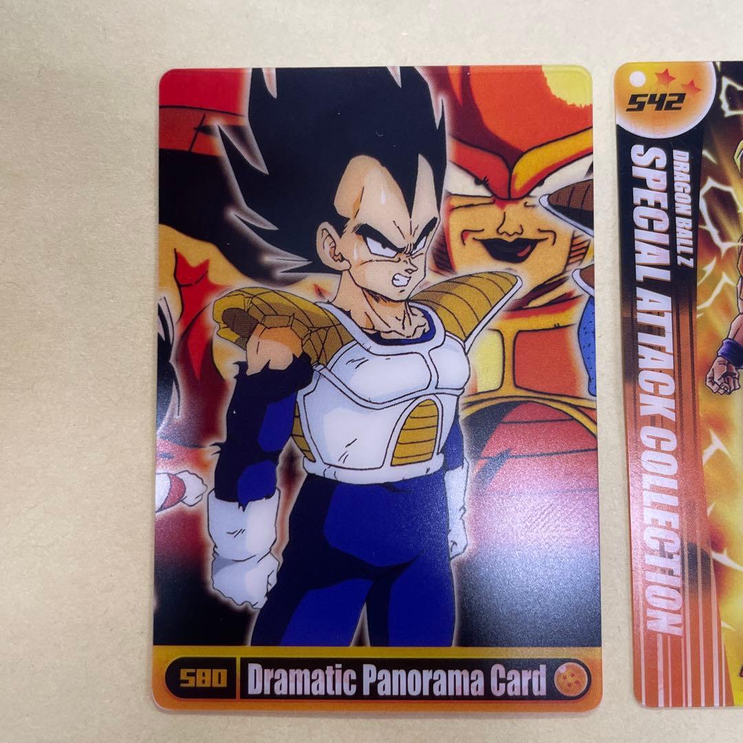 クリアカード】ベジータ 孫悟空 ウエハース 森永 ドラゴンボール