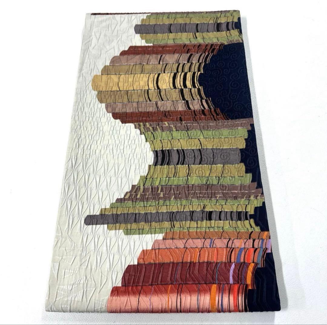 専用帯4989 4824 二点セット○辻村ジュサブロー 高級 正絹 六通 袋帯