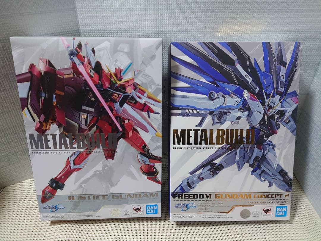 メタルビルド フリーダムガンダムcomcept2　ジャスティスガンダム 　セット メタルビルド フリーダムガンダムcomcept2 ジャスティスガンダム
