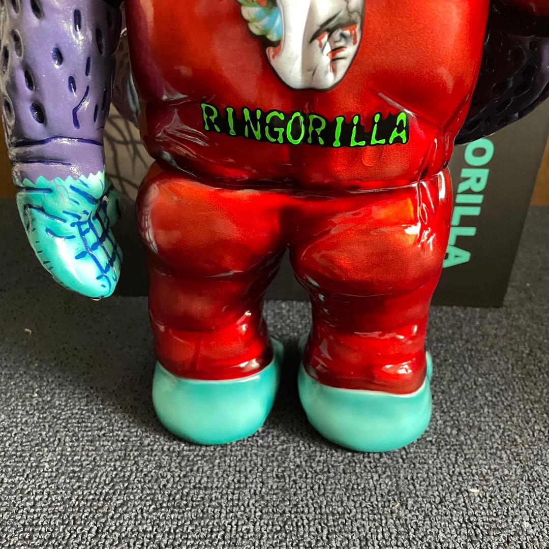 リンゴリラ 7期 ソフビ デハラユキノリ 万事屋 インディーズソフビ 赤