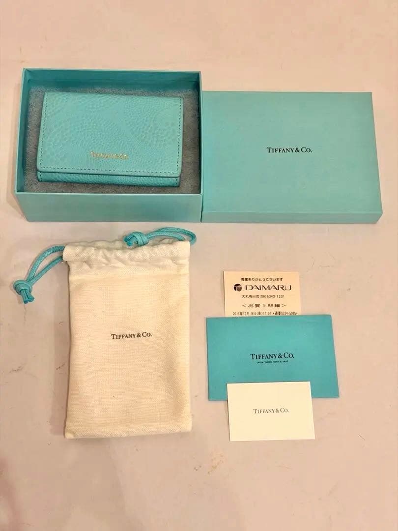 Tiffany & Co. 名刺入れ ティファニーブルー TIFFANY&Co.（ティファニー） 美品 TIFFANY＆CO カードケース 名刺入れ