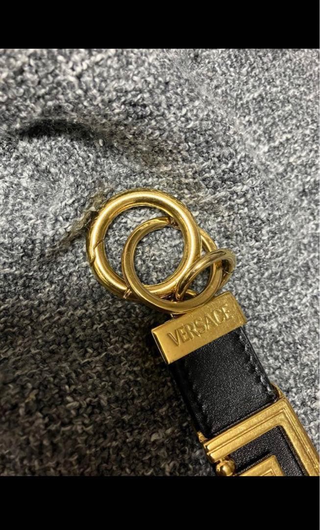 《美品》VERSACE ベルサーチ　ヴェルサーチ　キーホルダー　キーリング