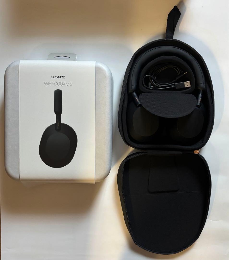 【美品・外箱付き】SONY WH-1000XM5 ワイヤレスヘッドホン 楽天市場】SONY ワイヤレス ヘッドホン WH-1000XM5 ブラック マイク