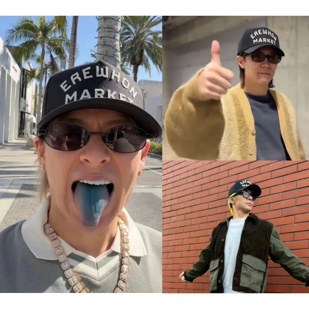 Number_i着用】EREWHON MARKET キャップ 帽子 エレウォン - メルカリ