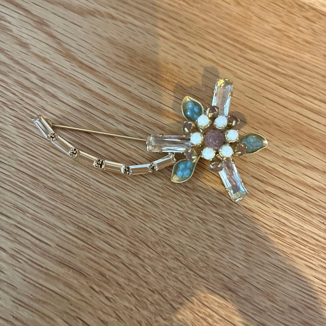 値下『ジュンコパリJuncoParis』アンティークビーズブローチ　リゼッタ購入 JUNCO Paris（ジュンコパリ） ブローチ Junco Paris（ジュンコパリ