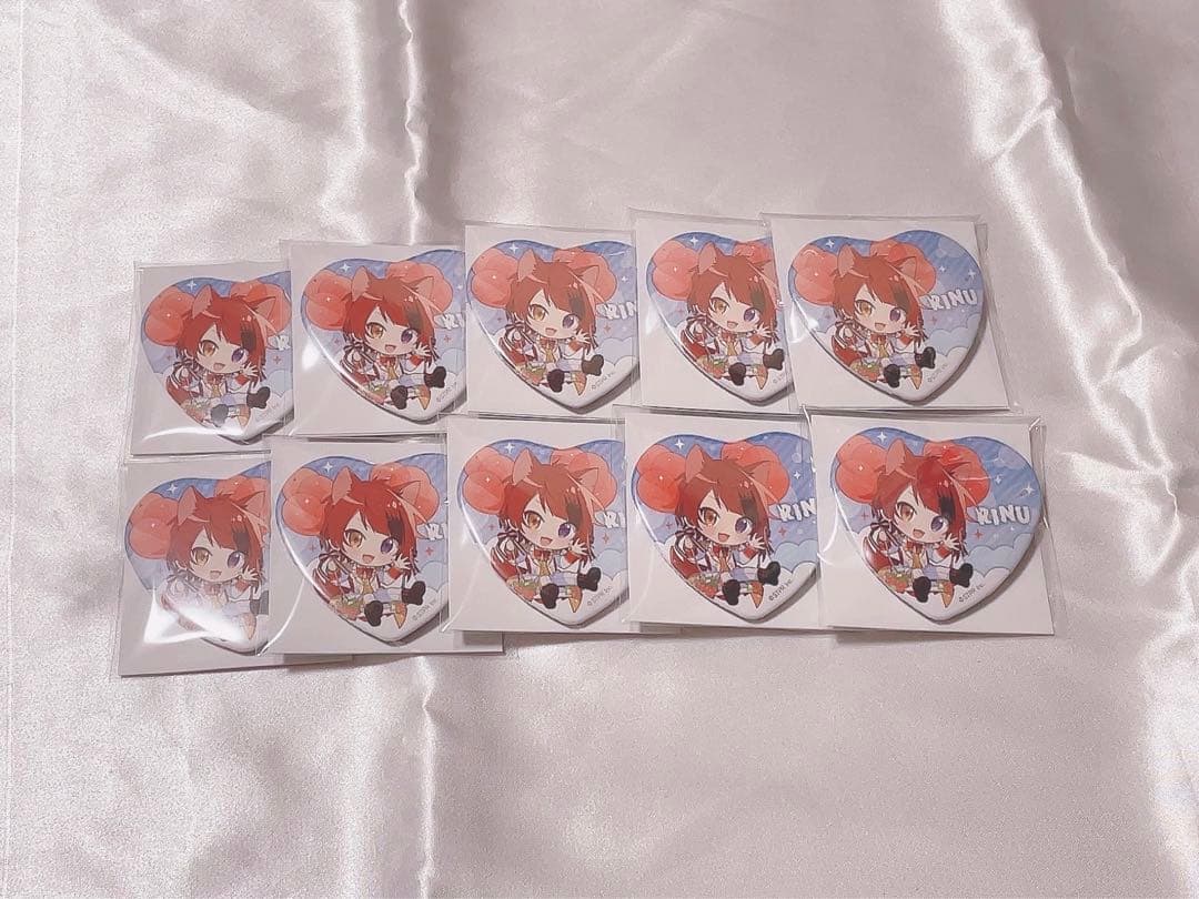 専用 莉犬7周年デフォ缶バすとぷり 莉犬 7周年 ハート缶バ デフォ すと