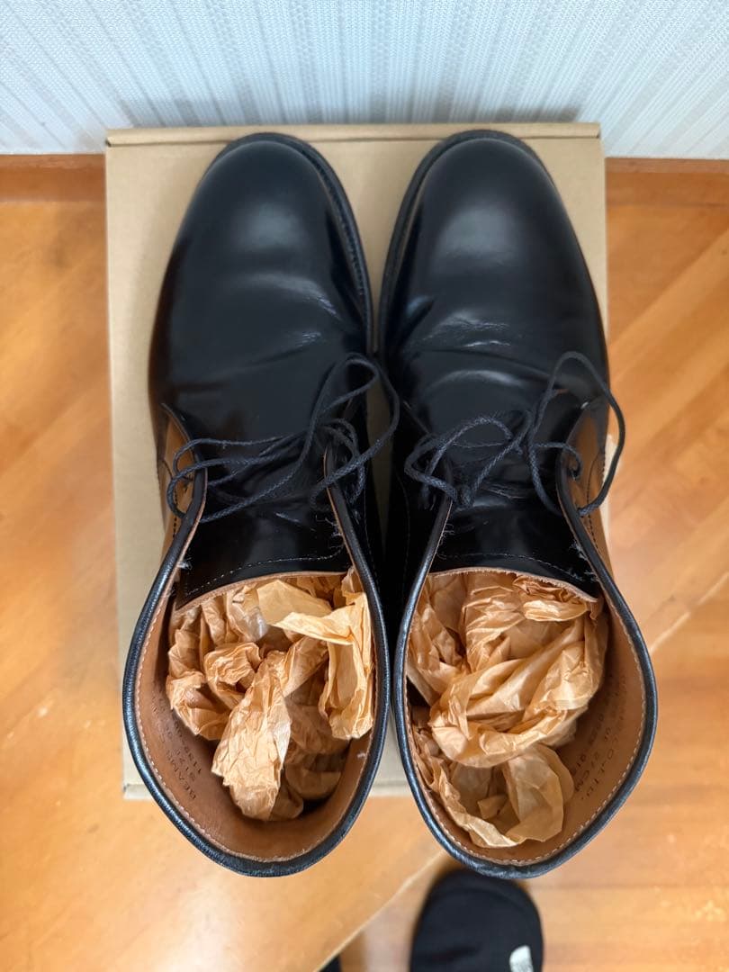 ちびまる様専用 BEAMS チャッカブーツ ブラック - メルカリ