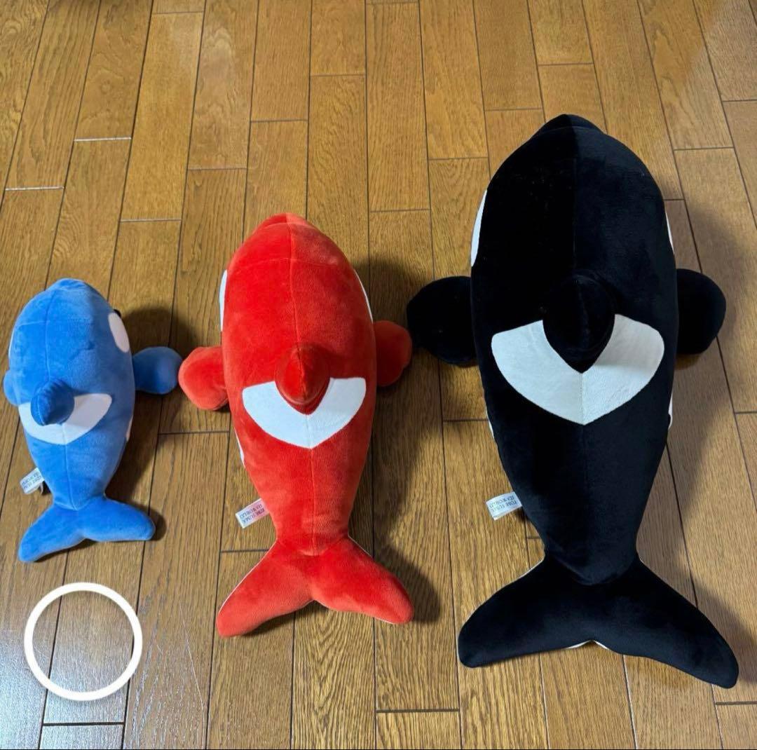 須磨シーワールド オルカくじ シャチぬいぐるみ 全種類セット 4等【袋