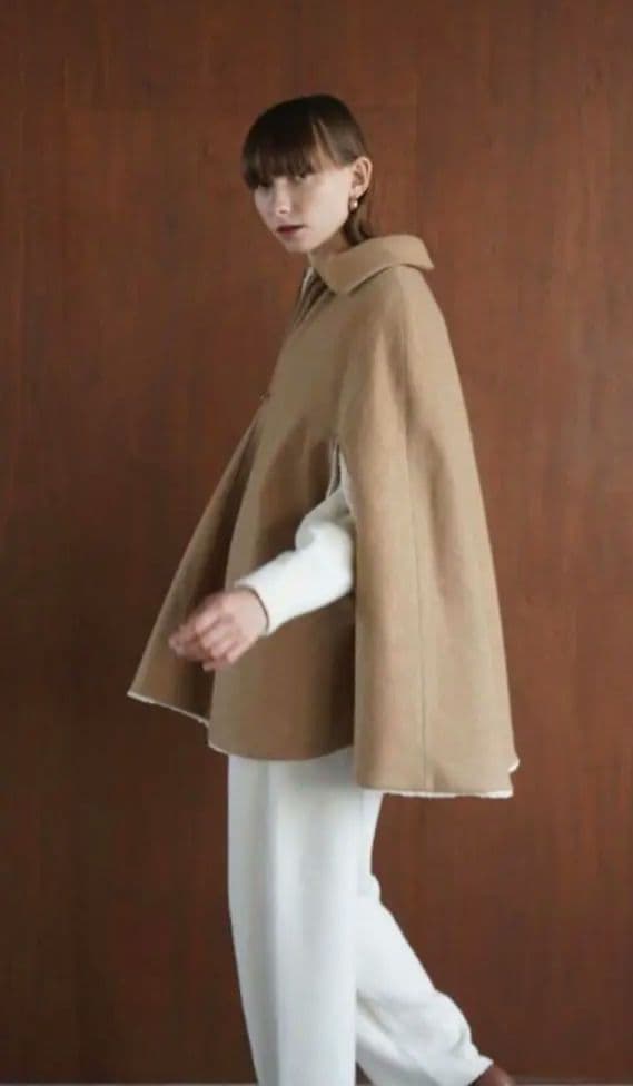 CLANE REVERSIBLE BOA MILITARY CAPE COAT - メルカリ
