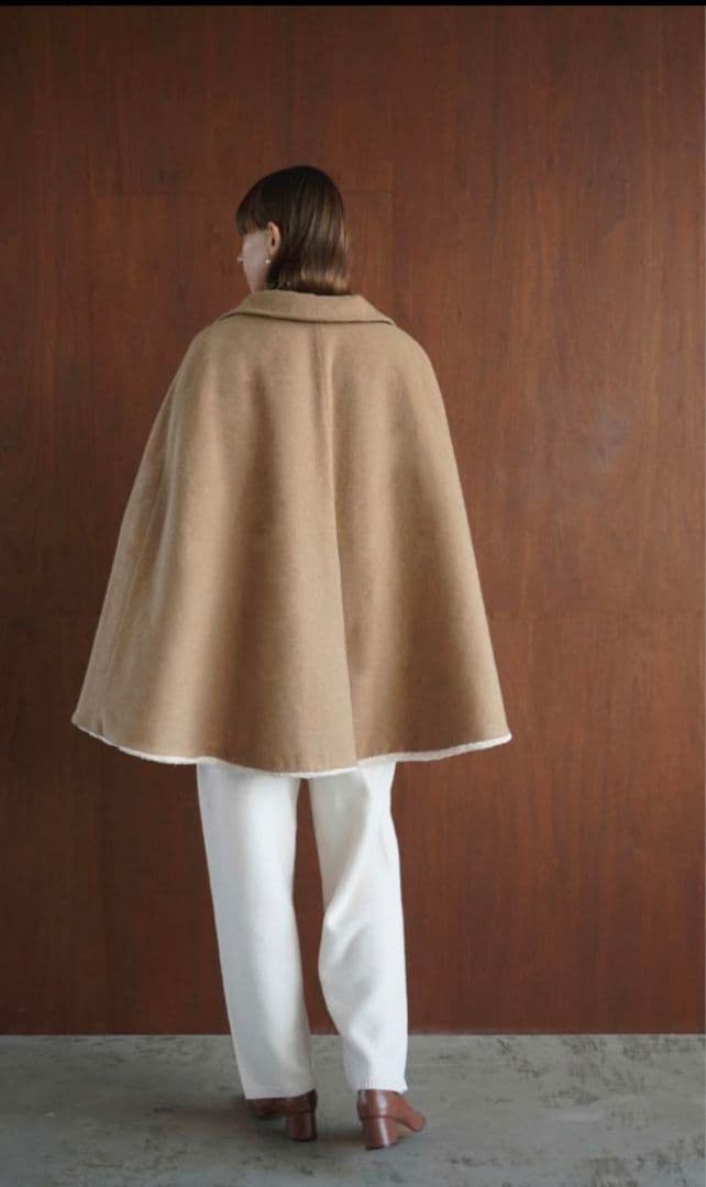 CLANE REVERSIBLE BOA MILITARY CAPE COAT - メルカリ