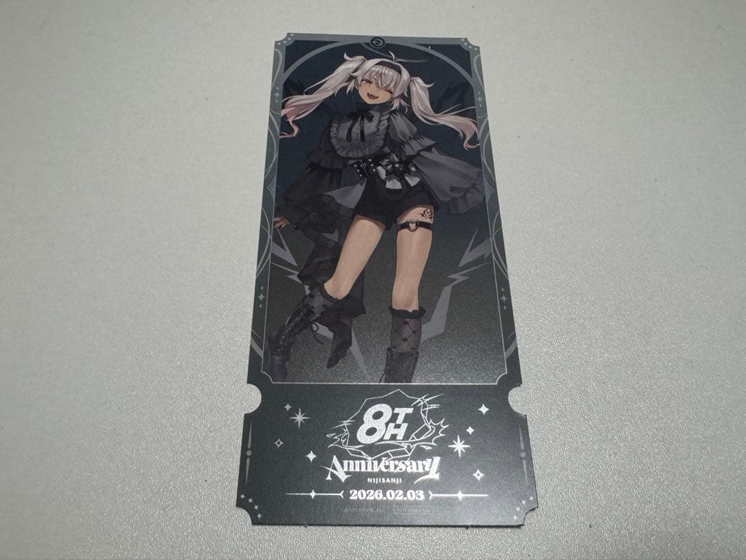 にじさんじ 8周年 特典 チケット風カード 魔使マオ - メルカリ