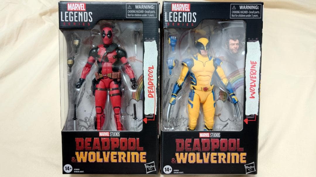 マーベル・レジェンド MCUシリーズ デッドプール、ウルヴァリンセット（未開封） マーベルレジェンド MCUシリーズ デッドプール ＆ ウルヴァリン