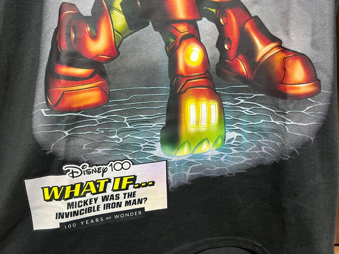 Tシャツ ミッキー アイアンマン マーベル ディズニー 100周年 L - メルカリ