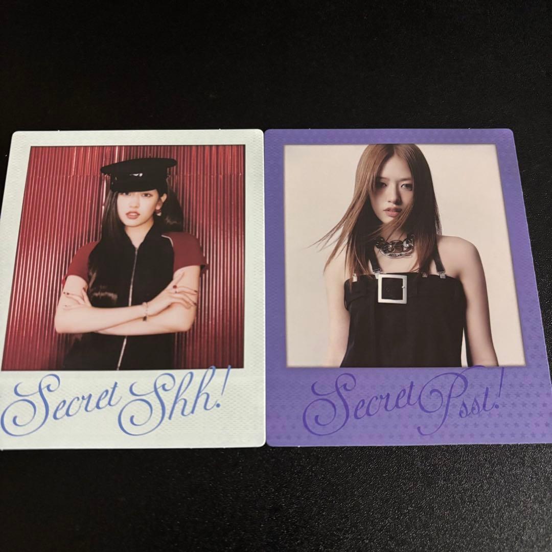IVE ユジン secret 封入 Shh Gaps Psst 2枚 ポラロイド - メルカリ