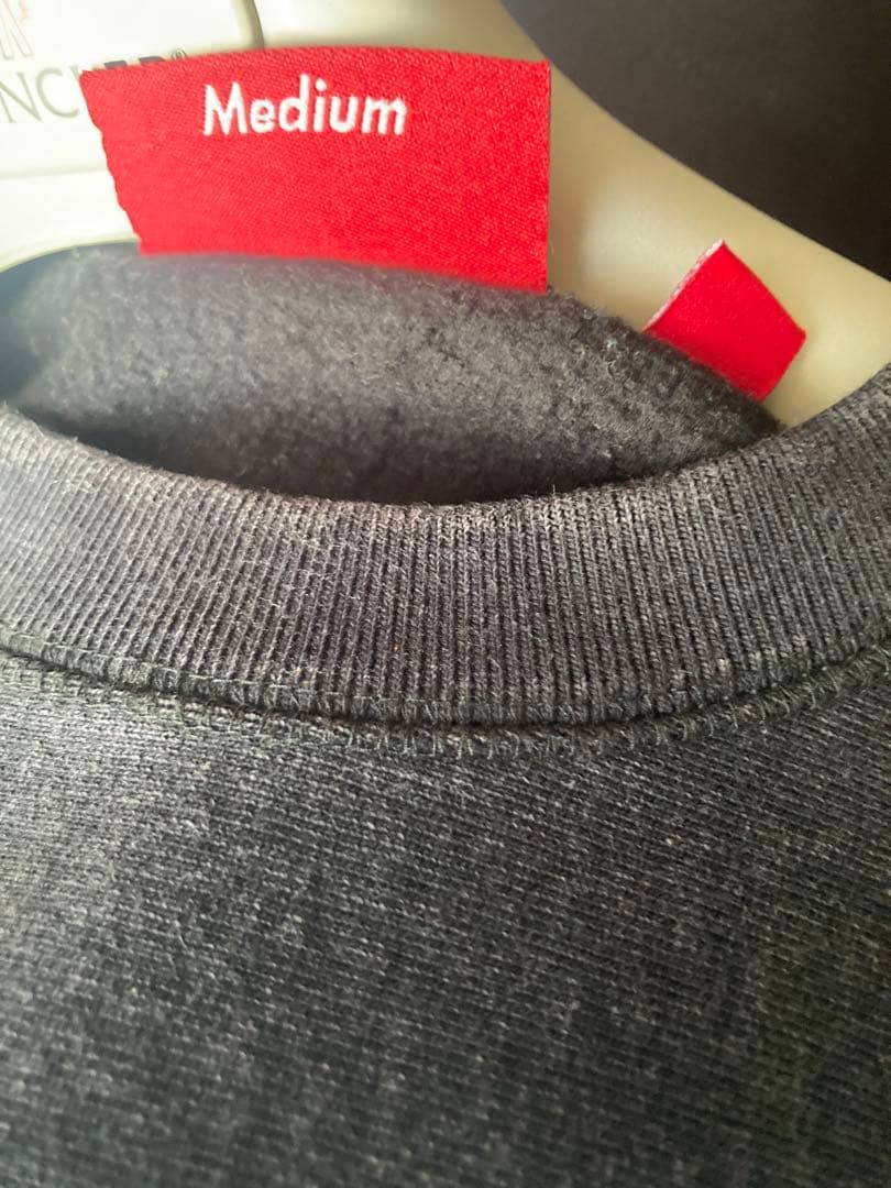 トップス Supreme Washed Box Logo Crewneck \"Black\"