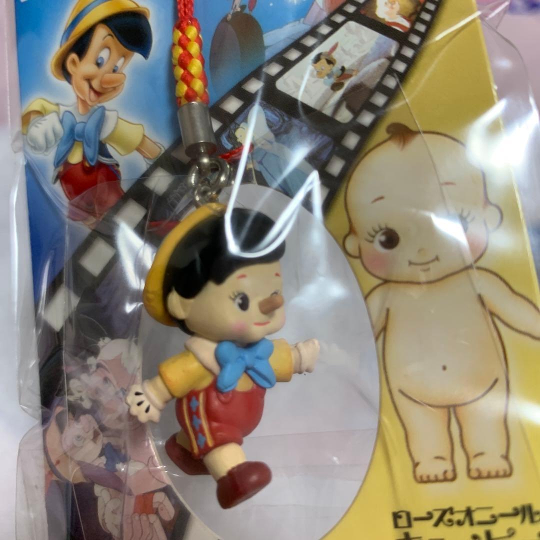 キュージョン ディズニー ピノキオ キューピー 根付けストラップ