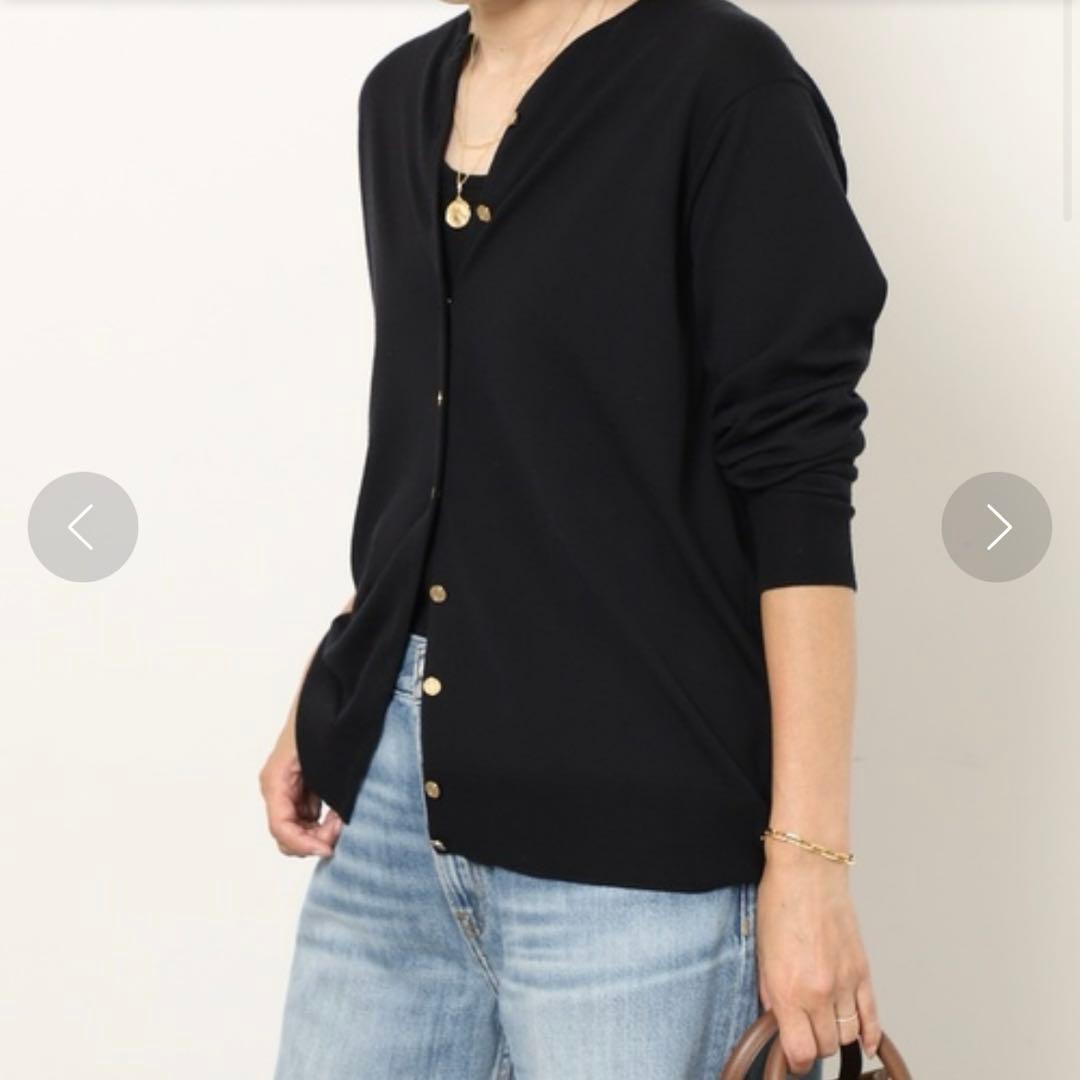 新品タグ付✨ ドゥーズィエムクラス FF30 クルーネックカーディガン