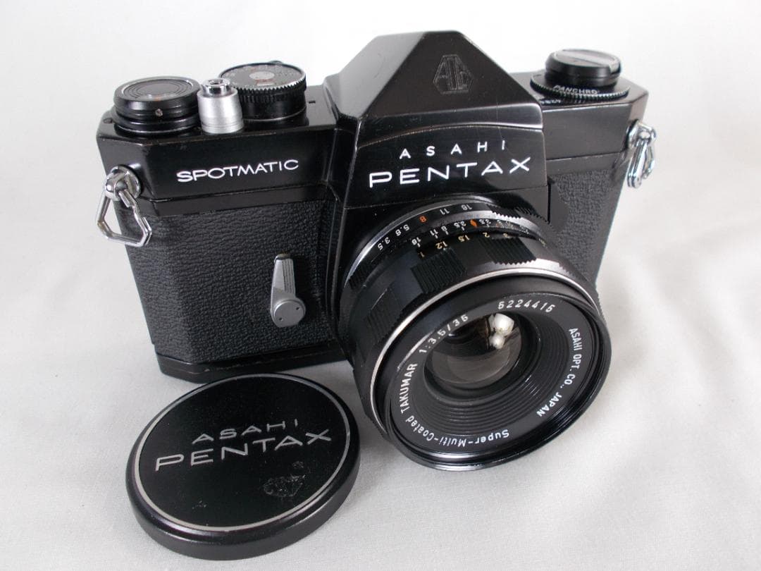 フィルムカメラ 整備済　Pentax SP　+ 広角レンズ 35mm　P257 フィルムカメラ 整備済 Pentax SP + 広角レンズ 35mm P257 フィルム