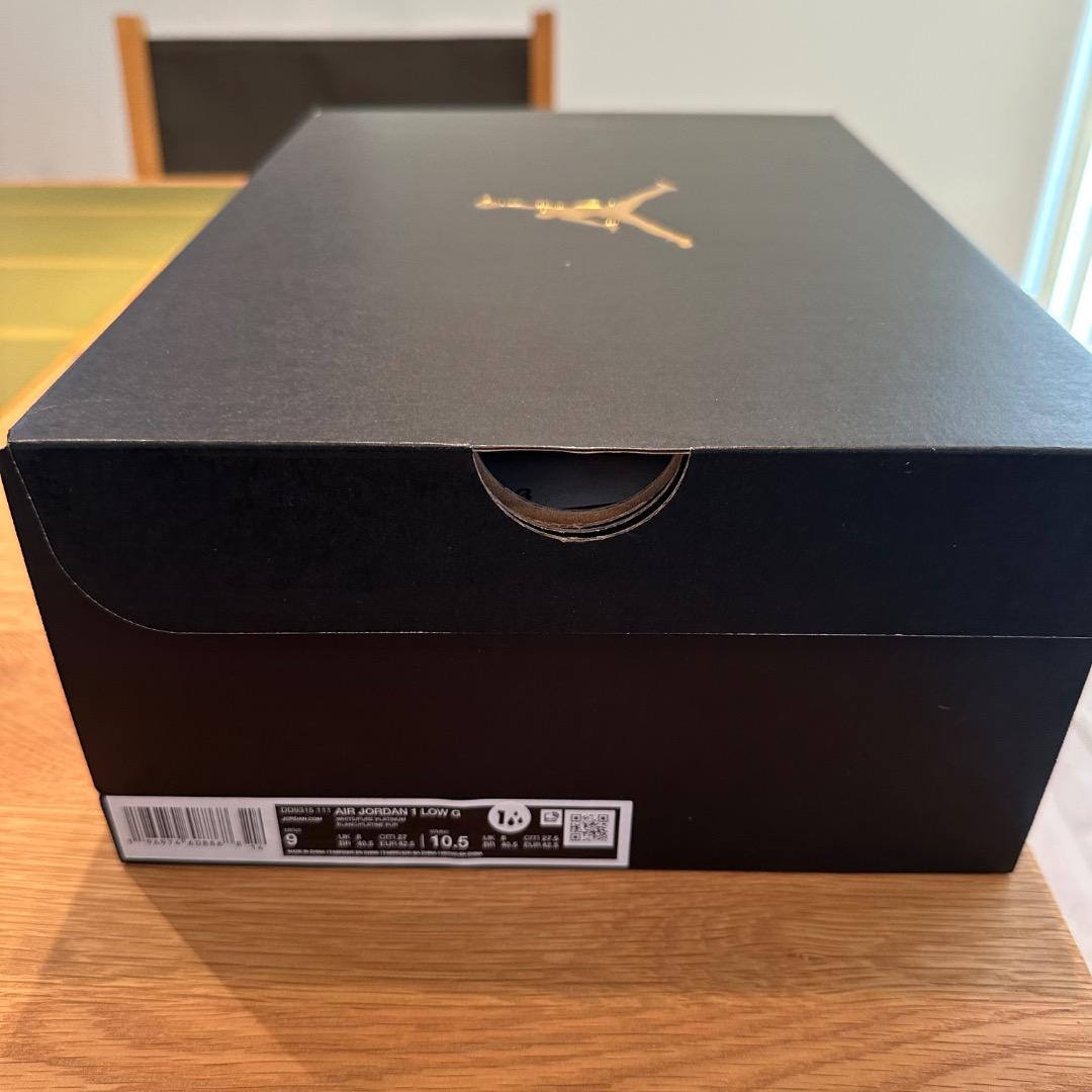 Nike エア ジョーダン 1 LOW G ホワイト 27.0cm