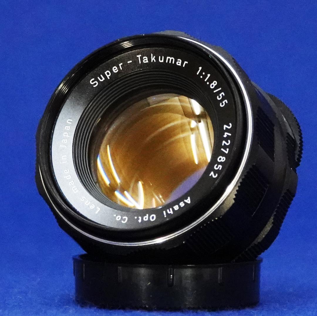 2427852　フレア等全て極上後期型Super-Takumar　F1.8/55