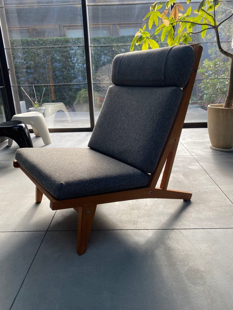 Hans J.Wegner GE375 GETAMA ヴィンテージ　ワンシーター GE 375 + GE 375 S easy chair by Hans J. Wegner for Getama, 1970s