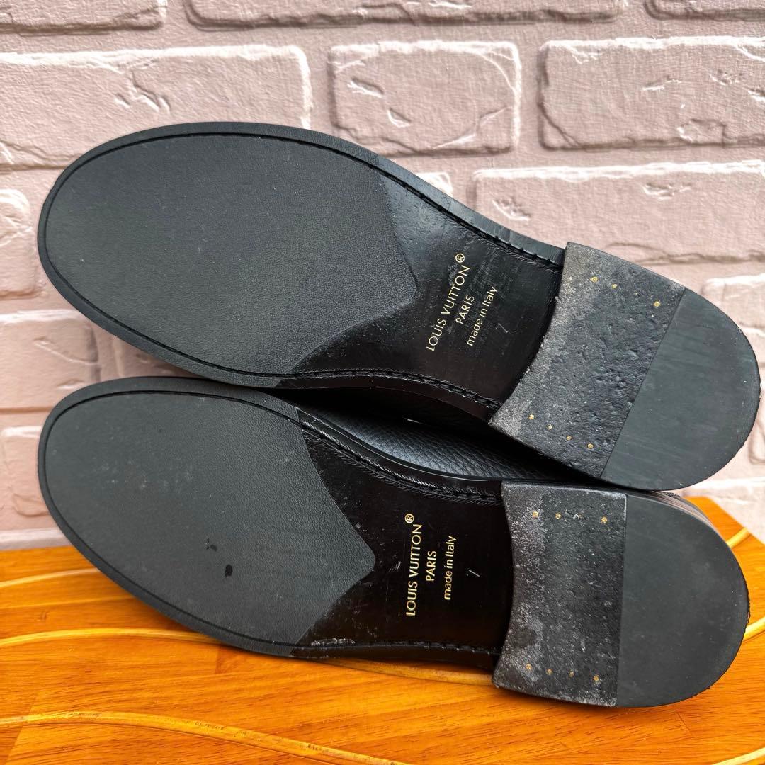 極美品】ルイヴィトン 24年製 メジャーライン シボ革 レザーローファー