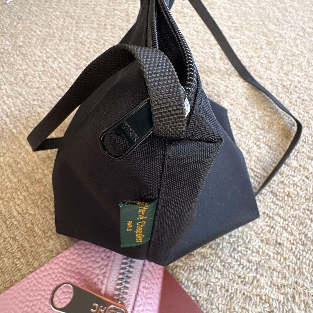 エルベシャプリエ 2885N (ナイロン舟型ショルダーバッグS) ノワール