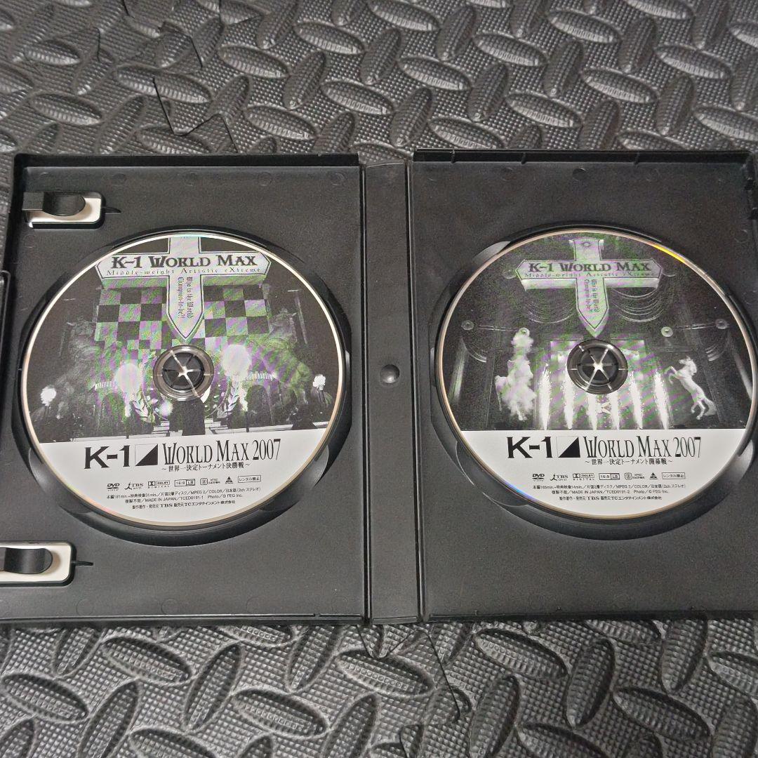 K-1 WORLD MAX 2007 2枚組DVD - メルカリ