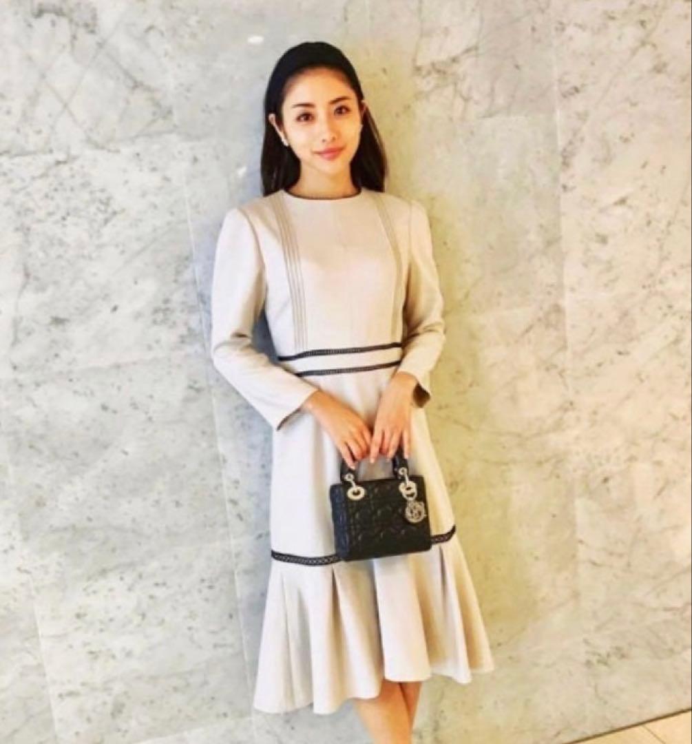 セルフォードcelfordレース切り替えワンピース石原さとみフォーマル式