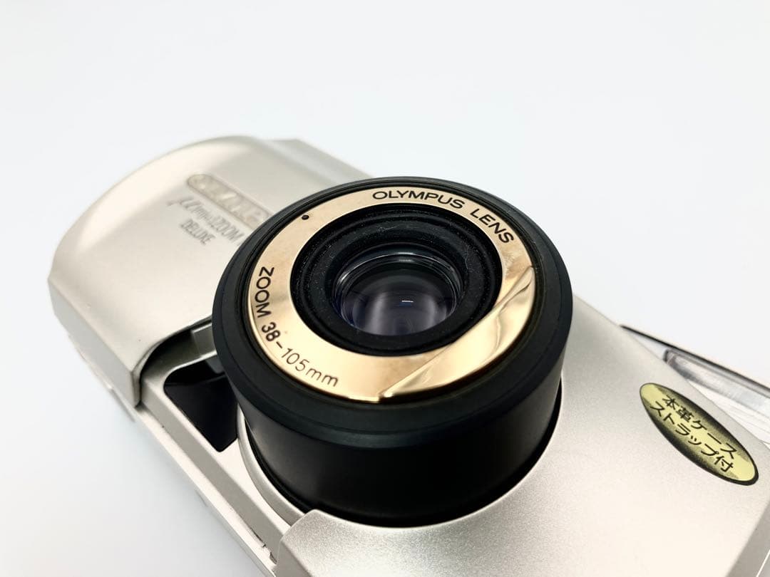 完動品】μ- 105 deluxe コンパクトカメラ 動作確認済み C17