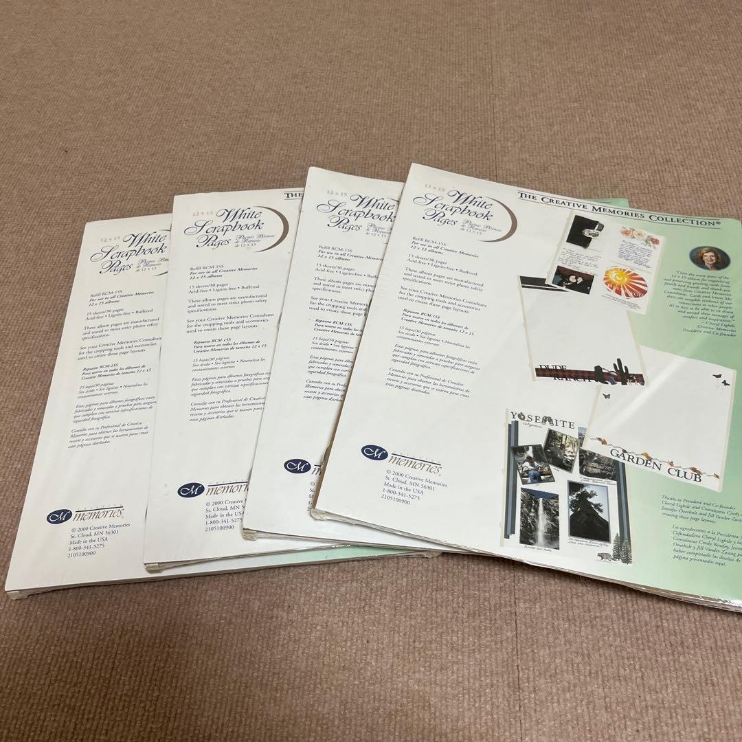 creative memories. アルバム 白台紙 台紙カバー セット - メルカリ