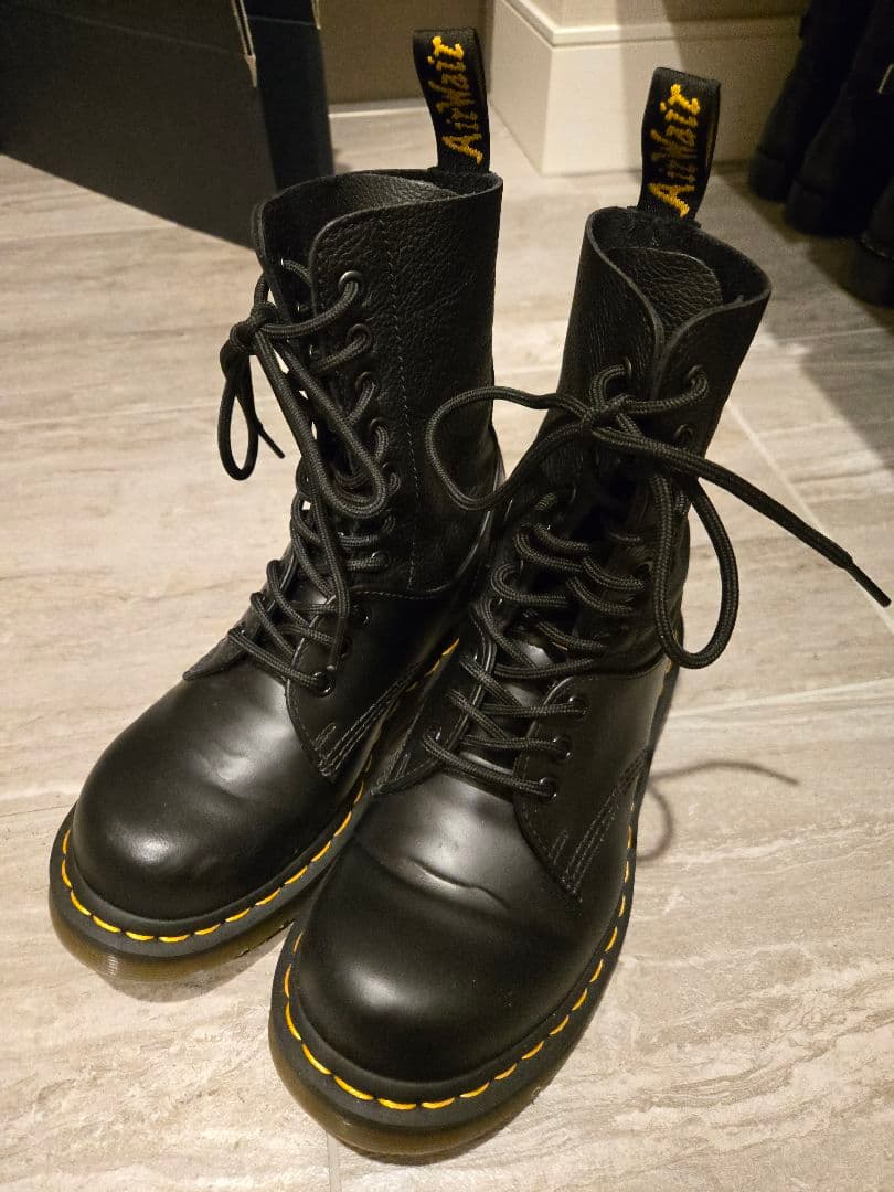 MM6 X Dr.Martens レースアップアンクルブーツ マルジェラ MM6 × Dr.Martens エムエムシックス メゾンマルジェラ ドクター