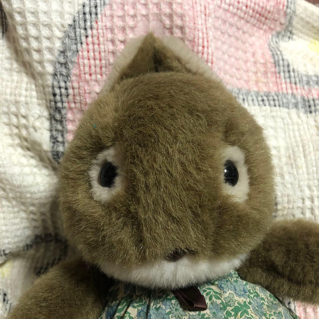 昭和レトロ ヴィンテージ LIBERTY リバティ うさぎ ぬいぐるみ 2コ