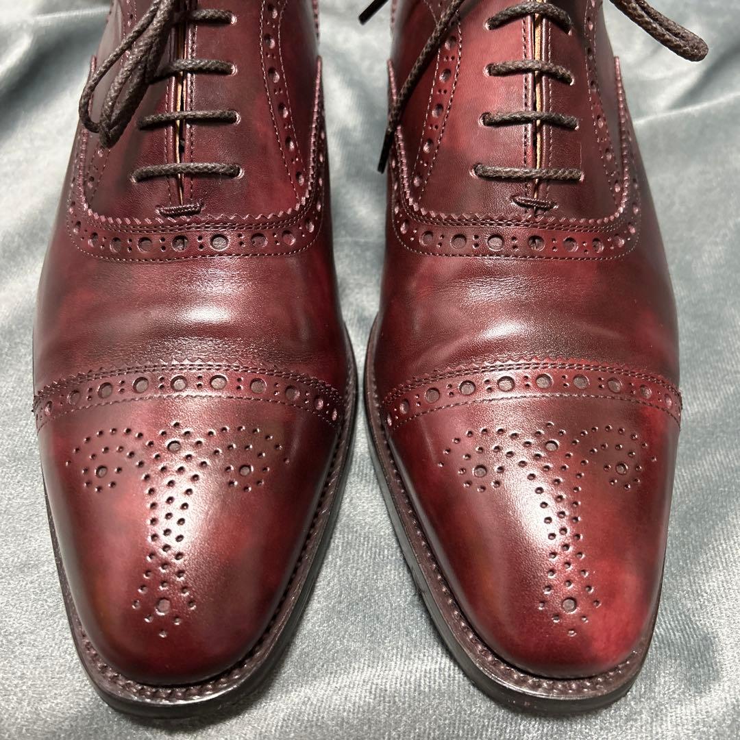 モデナ）スコッチグレイン セミブローグ 970 24.0㎝/E ボルドー - メルカリ