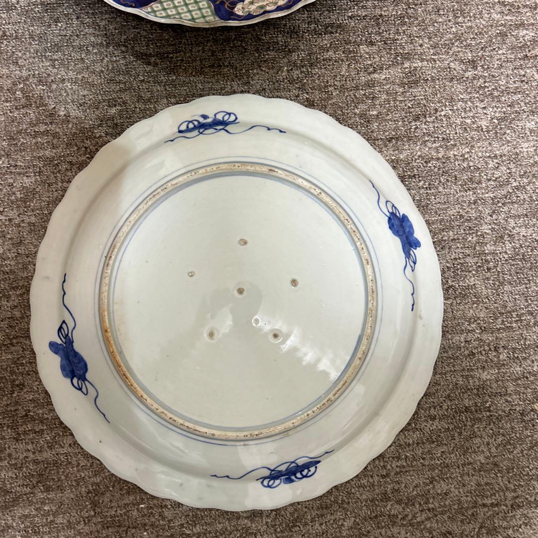 錦大鉢2個セット 46センチ×2個 明治41年調べ有り