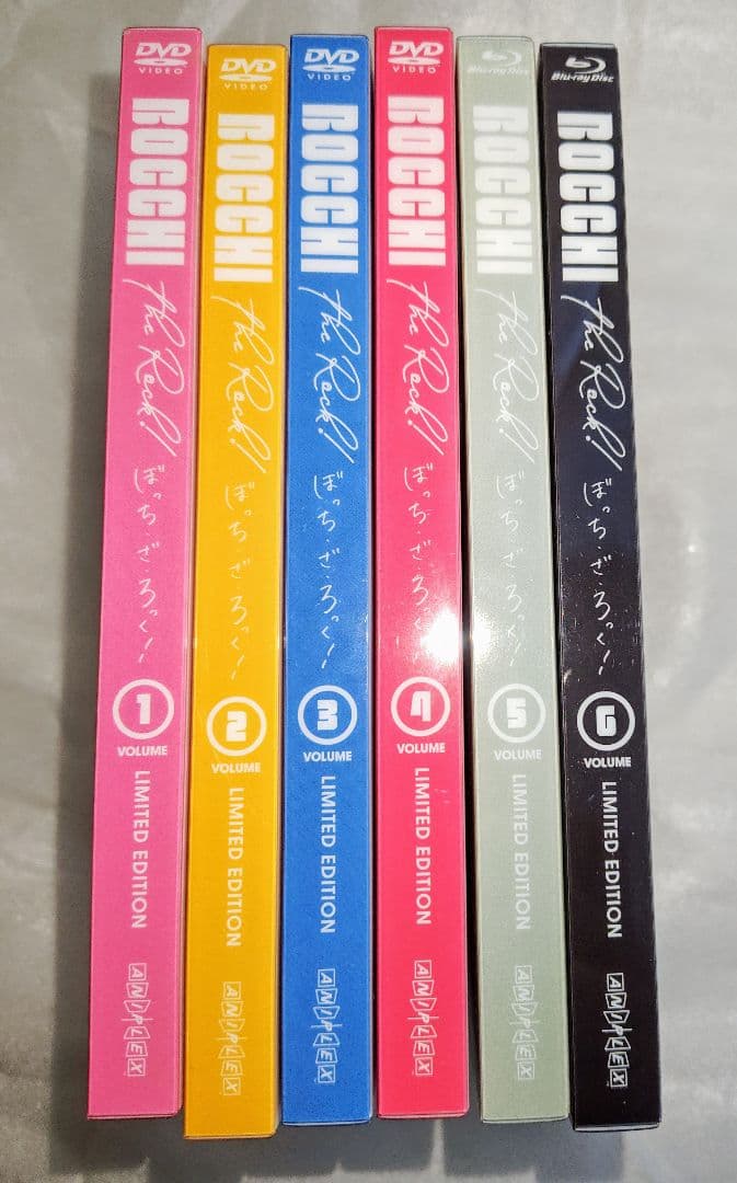 ぼっち・ざ・ろっく！完全生産限定盤 全巻1〜4巻DVD 5〜6巻ブルーレイ