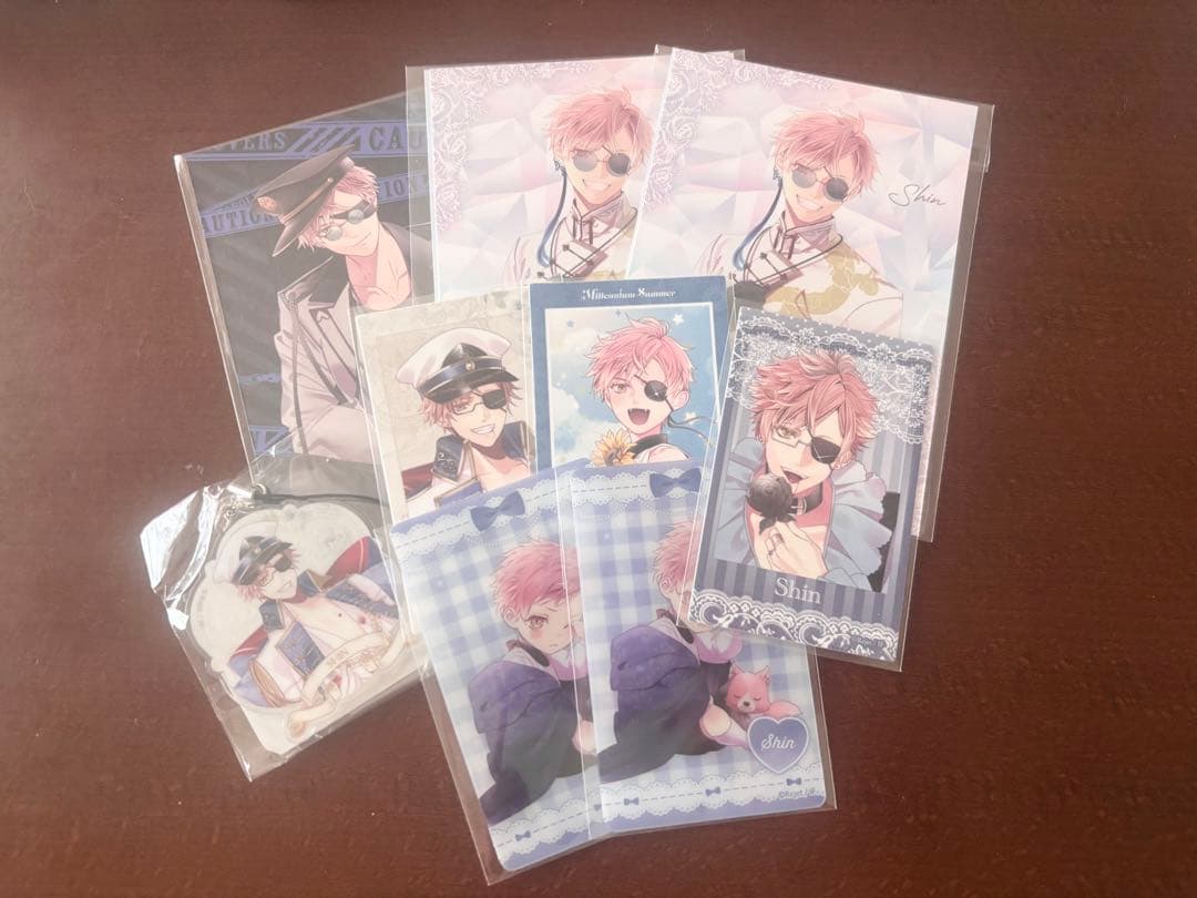 ディアラバ 月浪シン ブロマイド ポラ風ラメカード クリアカード